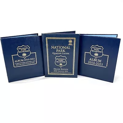 Whitman National Park Quarter Albums & Folder Partially Filled 144 Total • $195.95