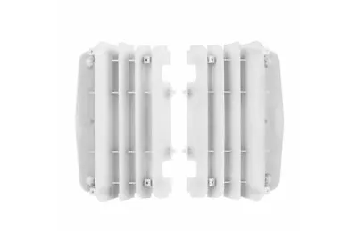 Yamaha RADIATOR LOUVERS RAD GUARDS YZF 250 450 2007 - 2009 White MOTOCROSS • $35.75