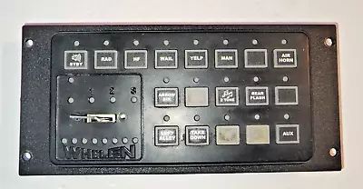 Whelen Cencom Control Head 18 Button W/Slide P/N 01-0285981-00C Troy Faceplate • $65