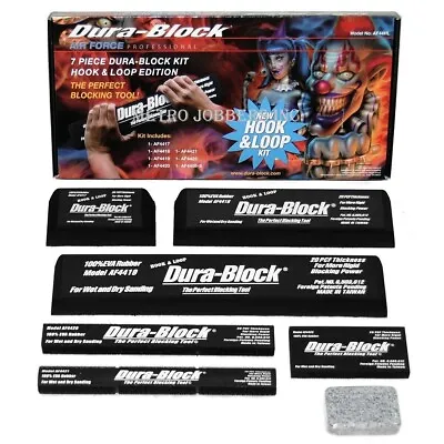 $98.99 • Buy Velcro DURA-BLOCK Kit AF44HL 7 Piece Hook And Loop Sanding Block Set With Soap