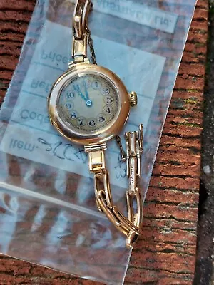 Antique ROLEX  9ct GOLD 1920's Wrist Watch Women Ladies W&L Wind Up Mechanical • $1280