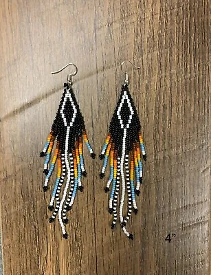 $14 • Buy Native American Style 4  Beaded Earrings