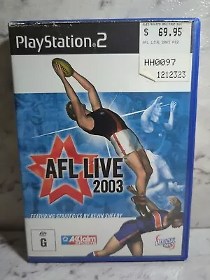 AFL Live 2003 - Footy Game Football - PS2 - Free Postage • $5.99
