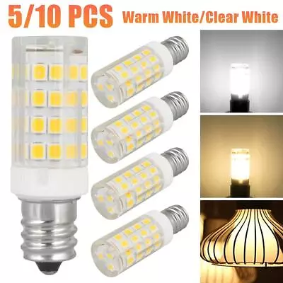 5/10 7W E12 LED Corn Bulb Light 6000K Candelabra Ceiling Fan Lamp Daylight White • $9.31