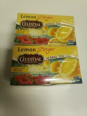 CELESTIAL SEASONINGS HERB TeaLemon Zinger 20 Bag • $12.99