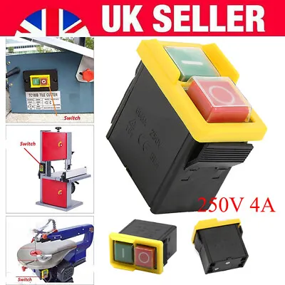 Universal KJD 6 Replacement Switch 250V 4A Switch NVR Emergency Stop Switch UK • £10.26