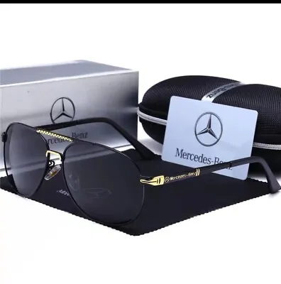 £6.99 • Buy 2023 Men's Mercedes Benze Special PL Sunglasses With Box Classic Driving Glasses