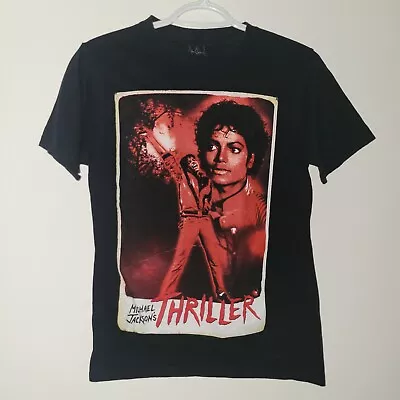 Michael Jackson Thriller T-Shirt Men's Size XS Black Short Sleeve Crewneck • $9.95