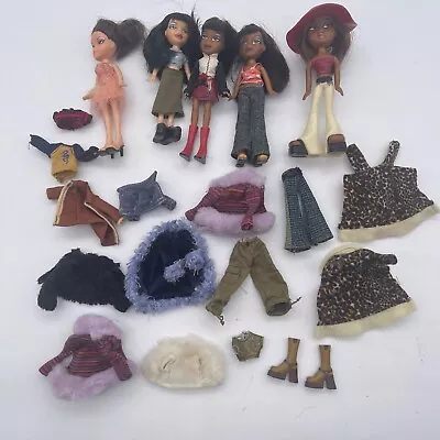 MGA Lil Bratz Girlz Lot Fashion Mini Dolls 4.5 In W/Clothes • $14.99