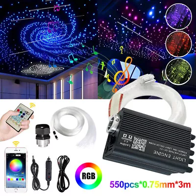 Twinkle Meteor Headliner Star Light Kit Car/Home Ceiling Fiber Optic Lights 2/3m • £45.99