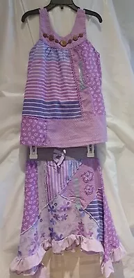 Naartjie Girls Clothes 2 Pc Skirt Set Purple Sz Large 6 Years Jollytot NWT • $40