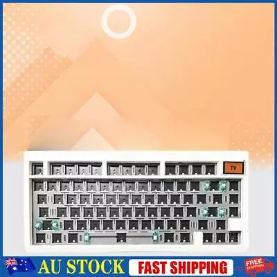 GMK81 RGB Mechanical Keyboard Kit Wired Keyboard 81 Keys Keyboard (White) • $86.19