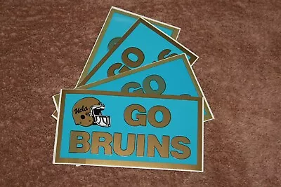 Lot Of 4 UCLA Bruins Bumper Stickers 6  X 3   1980's NOS • $4.99