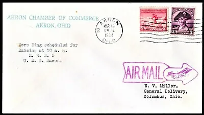 Rare USS MACON ZRS-5 Naval Zep Cover Ring Raising Mar 18 1932 Unlisted By Miller • $87.50