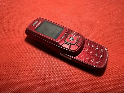 Samsung E370 - Red ( Unlocked ) Mobile Phone • £30.23