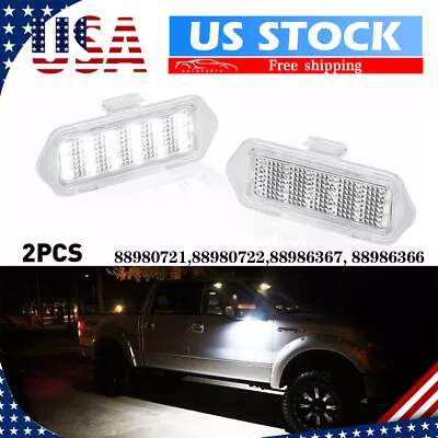 LED Side Mirror Puddle Lights For 03-06 Escalade Silverado Sierra Suburban Tahoe • $15.48