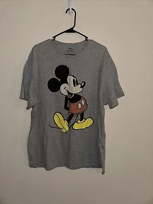 Disney Mickey Mouse Mens Vintage Standing Graphic T-Shirt • $10