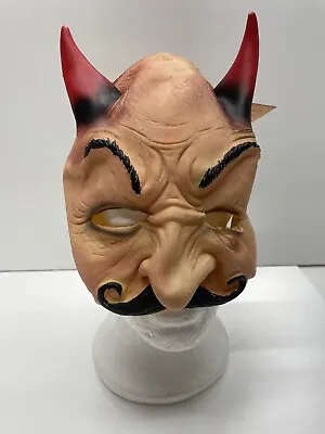 New Classic Devil Demon Satan Mask Cosplay Adult Scary Horror • $24.99