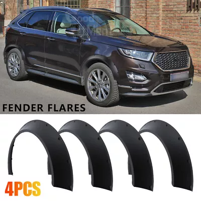 For Ford Edge Matte Car Fender Flares Extra Wide Flexible Wheel Arches Widebody • $99.11