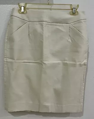 J.Crew Factory Pencil Skirt Natural Color In Size 4 • $23