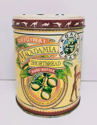 Vintage Koala Brand Original Macadamia Shortbread 225 Grams Tin~great Condition • $10