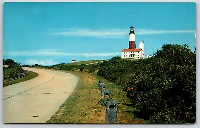 Postcard Montauk Point Lighthouse Montauk Long Island New York Unposted • $5.50