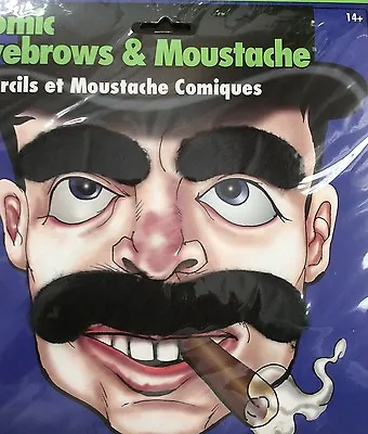 Comic Eyebrows & Moustache Costume Accessory Dress Up Halloween • $7.99