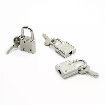 20sets Metal Small Square Padlock With Keys MINI Padlocks • $17.99
