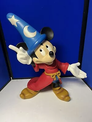 Disney Fantasia Sorcerers Apprentice Mickey Big Fig Statue 21” Damaged Nose • $360