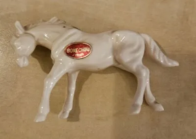 White Foal Miniature Horse Figurine Vintage Japan Bone China • $9.99