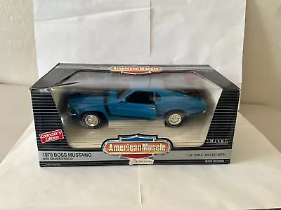 ERTL American Muscle 1970 Boss Mustang With Shaker Hood 1:18 Scale P67 • $33.24