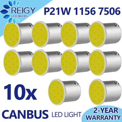 10pcs Super Bright White 1156 RV Trailer COB LED 1141 Interior Light Bulbs US • $8.99