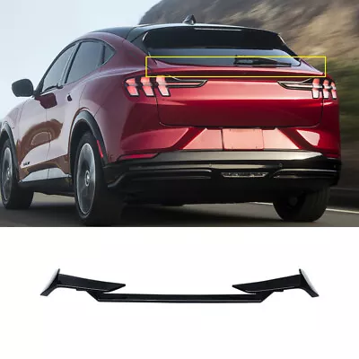 Gloss Black For 2021-2023 Ford Mustang Mach-E Rear Trunk Spoiler Lip Wing 3PCS • $99.99