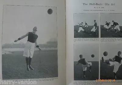 Aston Villa F C Alec Leake Rare Antique Old Football Photo Article 1906 C B Fry  • £9.99