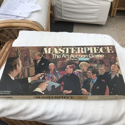£44.95 • Buy Vintage   Masterpiece - The Art Auction  Board Game 1970 Very Good Condition