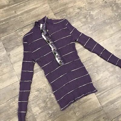 Missoni Lana Merino Wool 1/2 Button Sweater Women Size 6 (SUPER SMALL) • $30