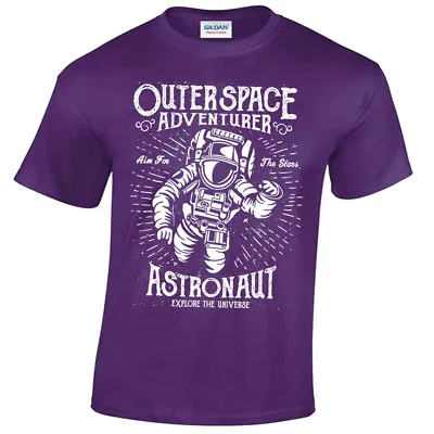 Astronaut T-Shirt S-5XL Mens Retro Fallout Motivational Adventurer Outerspace  • £12.95