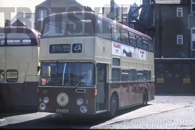 35mm Slide Chester Daimler Fleetline 57 OFM957K 1981 Original • £3.99