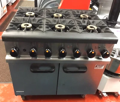 £899.99 • Buy Lincat Natural Gas 6 Burner Ring Oven Range Large Cooker Commercial Catering