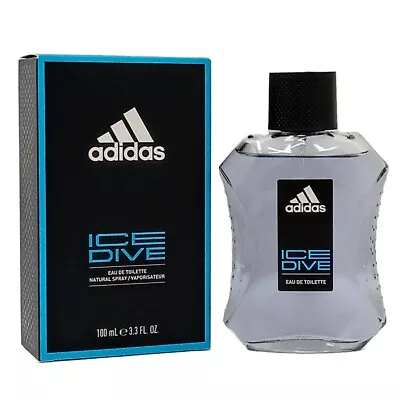 Adidas Ice Dive Eau De Toilette For Men 3.3 Oz - Sporty Scent Spray • $9.99