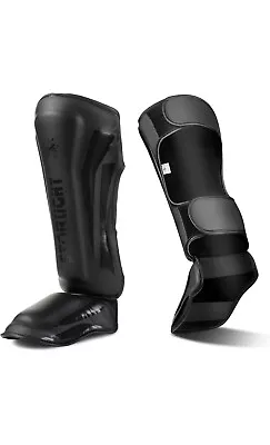 MMA Leg Foot Guards Muay Thai Shin Instep Pads Kick Boxing Protector  New • $39.99