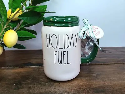 NEW RAE DUNN Holiday Christmas  Holiday Fuel  Mug W/ Cookie Cutter And Gift Tag • $14.59