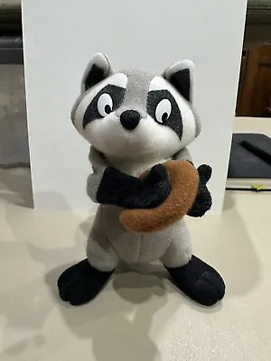 Disney Pocahontas Sidekick Meeko Raccoon Plush Mattel 6” Vintage • $7.99