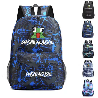 Child Boys Girls Casual Unspeakable Backpack School Bag Shoulder Travel Rucksack • £19.19