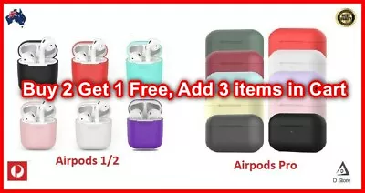 Shockproof Case Silicone Cover Gel Skin Holder For Apple Airpods Airpod 1 2 • $4.99