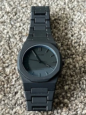 D1 MILANO Men's Watch Black Polycarbon Serial No. 9FZ458A New - Please Read. • £230