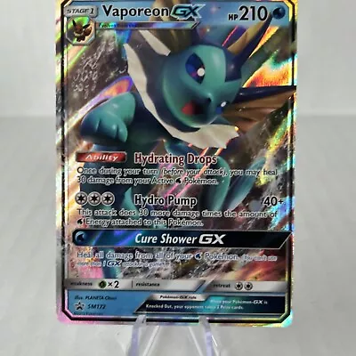 Pokémon TCG Vaporeon GX Sun & Moon SM172 Holo Promo Promo • $3.25