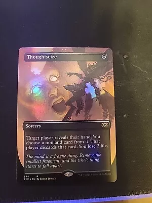 X1x Thoughtseize Borderless Foil Double Masters • $27.99