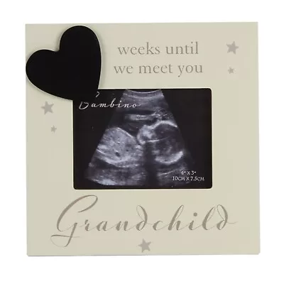 Grandchild Baby Coundown Scan Photo Frame Grandparents Bambino Gift 4x3  • £9.05