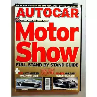 Autocar Magazine Special Issue Mbox927 Motorshow Stand By Stand • $7.40